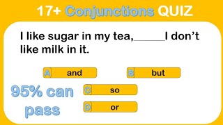 Conjunctions Quiz  mrlazyworldkh [upl. by Eshman597]