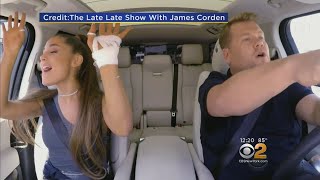 Ariana Grande Joins James Corden For Carpool Karaoke [upl. by Janyte38]