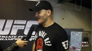 UFC On Fuel TV 5 Stipe Miocic Speaks on Stefan Struve Fire Fighting Pre Fight Interview [upl. by Romilly]