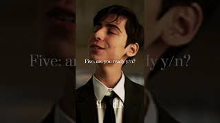 Five Hargreeves x yn Part 23 fivehargreeves fypシ゚viral pov yn theumbrellaacademy shorts [upl. by Ahgiel512]