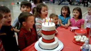 Tylers 5th birthday Happy Birthday song at the Dr Suess Party [upl. by Kwan444]