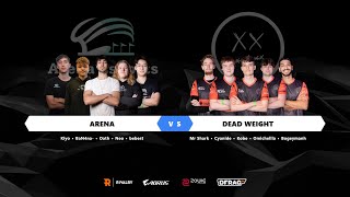 BrisVegas LAN Autumn 2023 DAY 3 ARENA vs DEADWEIGHT MAP 2 BO3 [upl. by Cyb821]