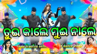 Tui Kale Mui Nale Sambalpuri dance video freefire shorts Tkodishagaming [upl. by Salokkin]