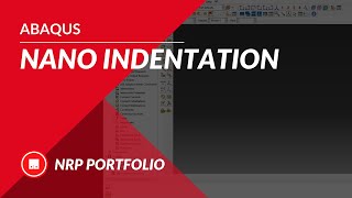 ABAQUS Showcase EP003  Nano indentation [upl. by Rollin]