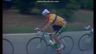 Critérium du Dauphiné 1989  Etape 7  Peter De Clercq Charly Mottet le général [upl. by Ecarg]