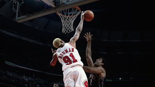 Dennis Rodman Top 10 Career Blocks [upl. by Retnyw]