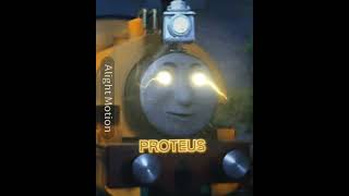 Ttte horror wheel part 2 proteus vs sodor mist thomas [upl. by Ttehc]