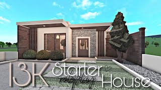 BLOXBURG 13K MODERN STARTER HOUSE  NOGAMEPASS [upl. by Enelyahs624]