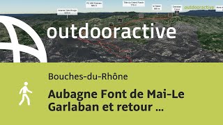 randonnée dans les BouchesduRhône Aubagne Font de MaiLe Garlaban et retour nov 24 [upl. by Lekcar]