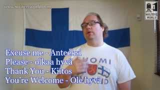 Learn Finnish  Basic Phrases for Tourists [upl. by Gnehs]