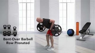 How to do a Barbell Bent Over Row Pronated [upl. by Tadeo13]