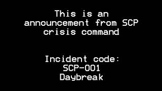 SCP001 When day breaks EAS [upl. by Arocet]