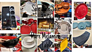 Sale Sale Sale Only For 250 amp 350 Kg 100 Pure Melamine Tableware At Mumbra Al Hamd Hall 23 24oct [upl. by Autry]