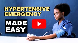 Hypertensive Emergency Made Easy [upl. by Eshman495]