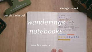 new fav travelers notebook insert  wanderings notebooks [upl. by Anaiad]