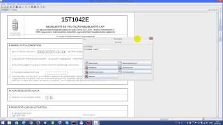 Alkalmi munkavállaló bejelentése15T1042E nyomtatvány [upl. by Soni]
