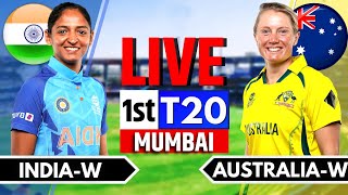 India Women vs Australia Women T20 Match Live  IND W vs AUS W Live  India W vs Australia W Live [upl. by Annait]