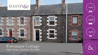 Foremans Cottage High Street Earlston TD4 6HG  Video Tour [upl. by Loferski]