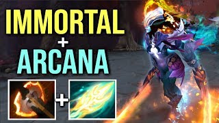 NEW ULTRA RARE IMMORTAL Phantom Assassin  ARCANA Battle Fury Build Epic Gameplay by Kiak WTF Dota 2 [upl. by Leanne]