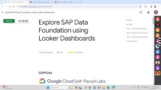 Explore SAP Data Foundation using Looker Dashboards  Lab Solution  Qwiklabs Arcade 2024 [upl. by Alludba]