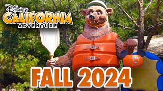 Disney California Adventure Fall 2024 Walkthrough 4K POV [upl. by Annahsal]