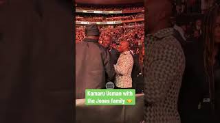 Kamaru Usman with Jon Jones’ family 🤝 UFC309 [upl. by Milon]