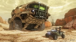 🐘 Halo 4  Mammoth Tank  M510 SiegeworkUltraHeavy Mobile AntiAircraft Weapons Platform [upl. by Giltzow787]