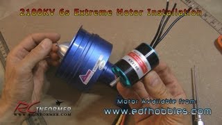 Starmax F18 2100kv EXTREME Motor Installation by RCINFORMER [upl. by Atirec]