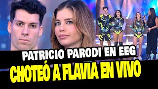 PATRICIO PARODI CHOTEA A FLAVIA LAOS EN VIVO Y NO QUIERE NADA CON LA CANTANTE [upl. by Ahsaeyt741]