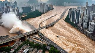 A flood that was the last thing hundreds of people saw Lets pray for China [upl. by Sleinad]