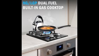 How to use Karinear NG LPG Gas Cooktop [upl. by Enyawd162]