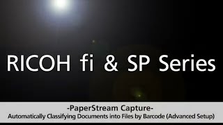 Automatically Classifying Documents into Files by Barcode on PaperStream Capture [upl. by Sladen]