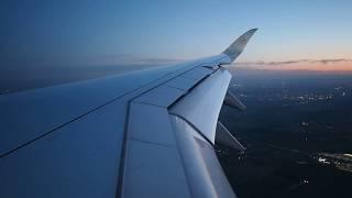 Lufthansa A350941 flight LH715 approach landing and taxiing in Munich [upl. by Raman]