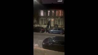 Armed Police Smash Down Front door of Ilford Property After Stabbing Incident [upl. by Rabka]