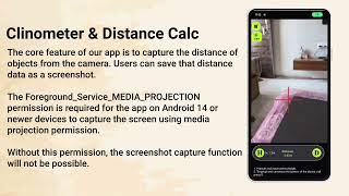 Clinometer amp Distance calc media projection video [upl. by Raines562]