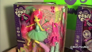 Equestria Girls FLUTTERSHY Doll My Little Pony Review amp Unboxing By Bins Toy Bin [upl. by Ashwell]