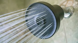 this shower filter improves skin and hair lets test it [upl. by Amsaj]