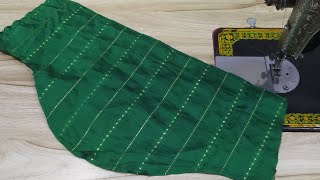 आसान आस्तीन की कटिंग और सिलाई Sleeves Cutting and StitchingPerfect Sleeve CuttingSleeves Design [upl. by Annyahs]