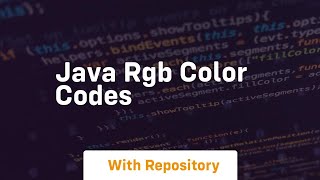 java rgb color codes [upl. by Loring]