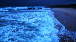 Sleep For 11 Hours Straight High Quality Stereo Ocean Sounds Of Rolling Waves For Deep Sleeping [upl. by Shafer]