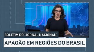 Boletim quotJornal Nacionalquot  Apagão no Norte e Nordeste do Brasil 21032018 [upl. by Ogilvie]