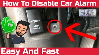 How To Disable Car Alarm Easy [upl. by Hterag]