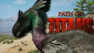 TERROR BIRD TYRRANY Path of Titans  Kelenken Survival [upl. by Cutlor]