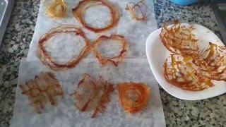 Décors en caramel أشكال بالكاراميل Caramel decoration [upl. by Martguerita]