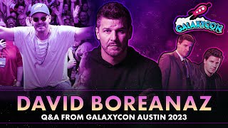 David Boreanaz QampA  GalaxyCon Austin 2023 [upl. by Iives]