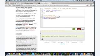 Codecademy Functions in Return Javascript Walkthrough [upl. by Kemme48]