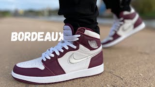 You’ll Be Happy They Did This Jordan 1 Bordeaux Review amp On Foot [upl. by Aneema]