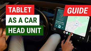 Turn ANY Android Tablet into a Wireless Car Head Unit Display in 2024 [upl. by Easlehc]