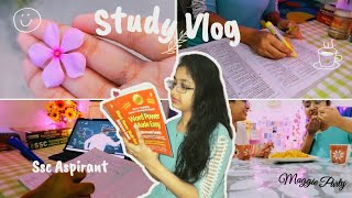 A Day in Life of Ssc Aspirant 📚🎯  Ssc Study Vlog  Ssc Cgl Preparation  Ssc Cgl Study Routine ssc [upl. by Adlig]