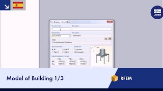 Dlubal RFEM  Model of Building 13 [upl. by Ahseka194]